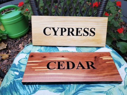 Private Property Carved Wooden Sign, Rustic Cedar or Cypress Outdoor Wood Plaque, CNC Carved Land Sign, Exterior Property Sign Carving