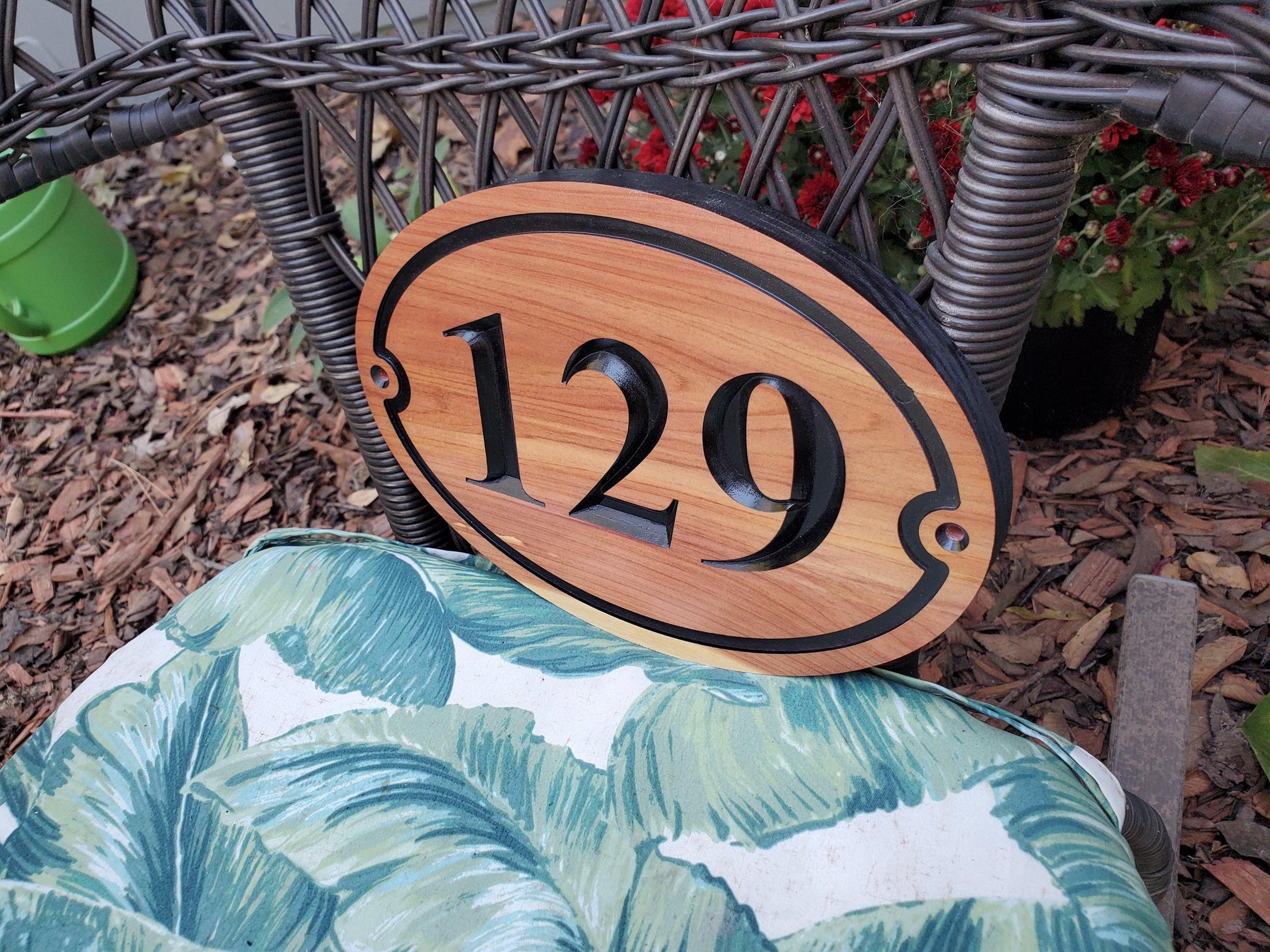 Custom House Number Sign, Home Street Number Wood Address Plaque, Carved Natural Finish Hardwood, Engraved Wooden Realtor Homeowner Gift