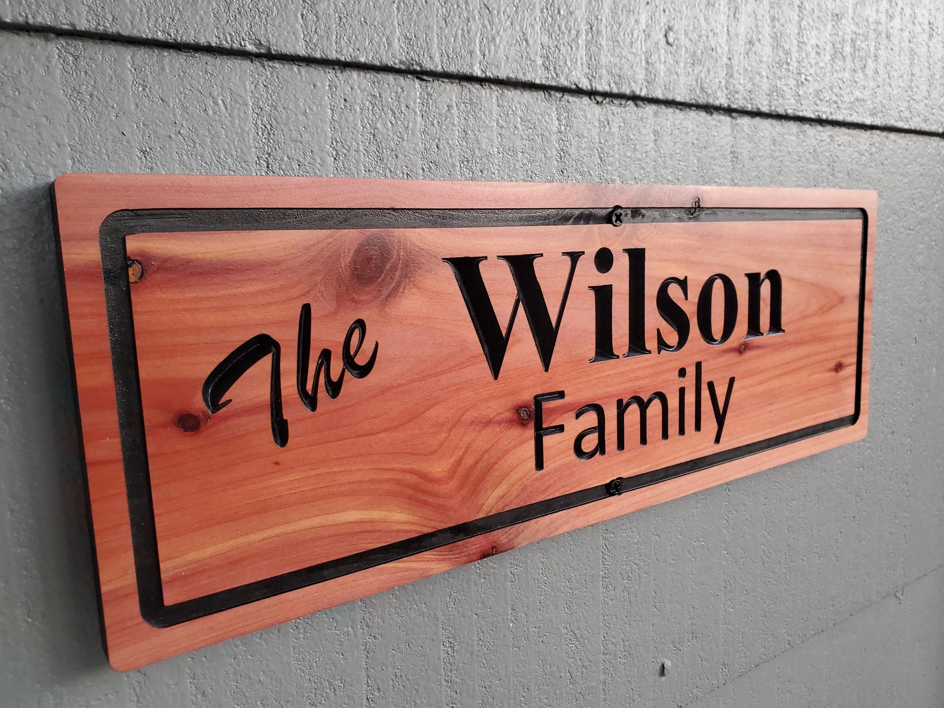 Custom Outdoor Wood Sign, Personalized Family Last Name Wooden Carved Plaque, Customized Solid Exterior or Interior Wall Art, Lake Cabin
