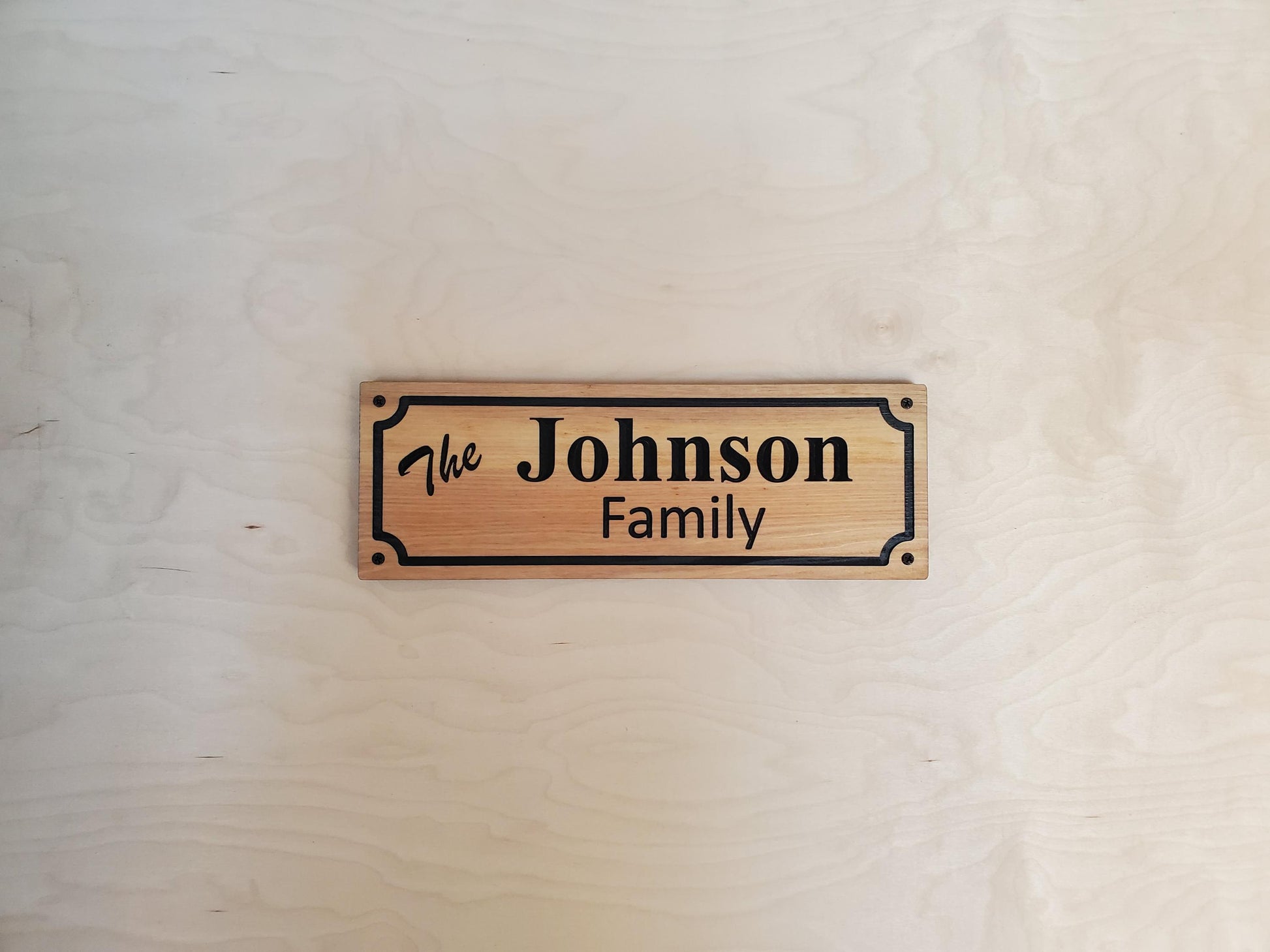 Custom Family Name Sign, Personalized Wooden Carved Plaque, Customized Solid Exterior or Interior Wood Wall Art, Lake Cabin Mahogany Cedar