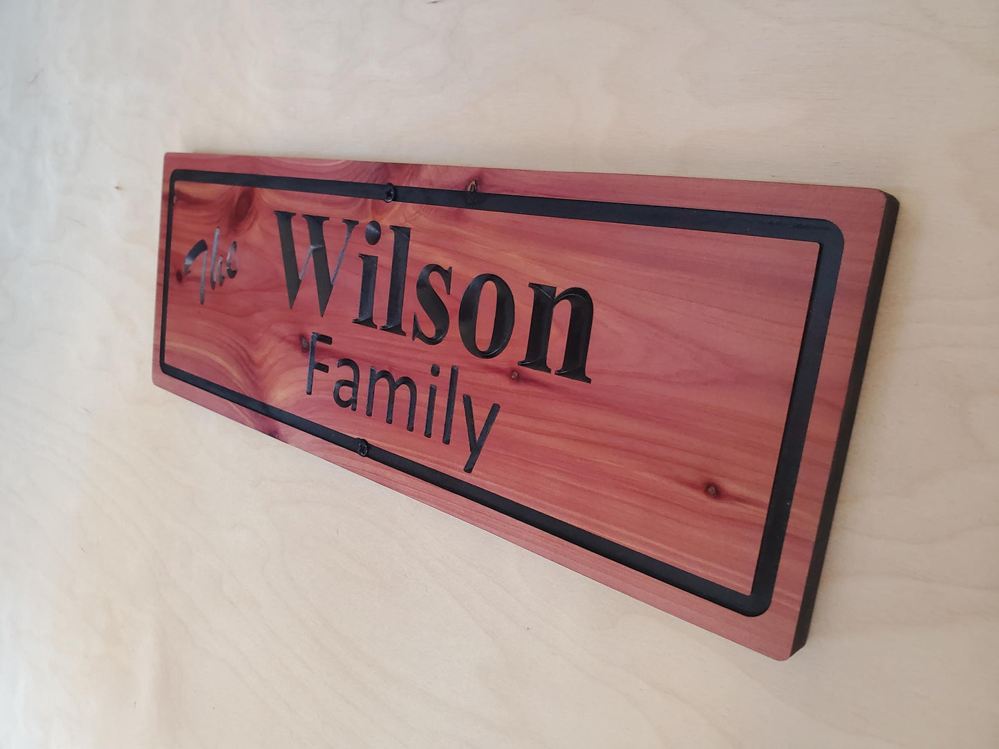 Custom Outdoor Wood Sign, Personalized Family Last Name Wooden Carved Plaque, Customized Solid Exterior or Interior Wall Art, Lake Cabin