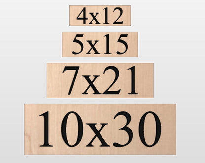 House Street Number Plaque, Custom Modern Off Center Home Sign, Carved Wood, Personalized Home Address Numbers, Condo Business Numbers Sign