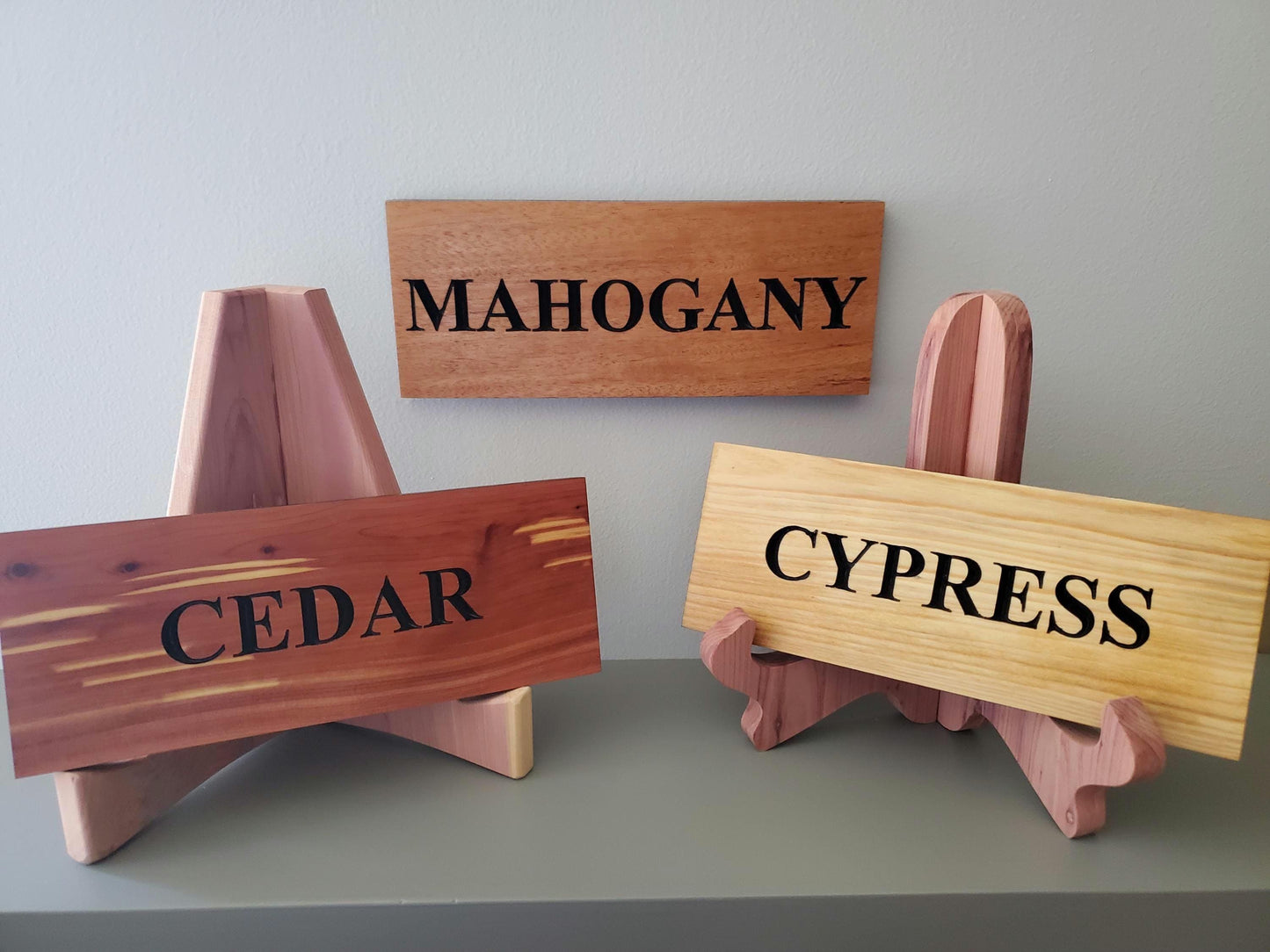 Mailbox Post Sign, Carved Wood Home Street Numbers Address Plaque, Cedar Mahogany Cypress