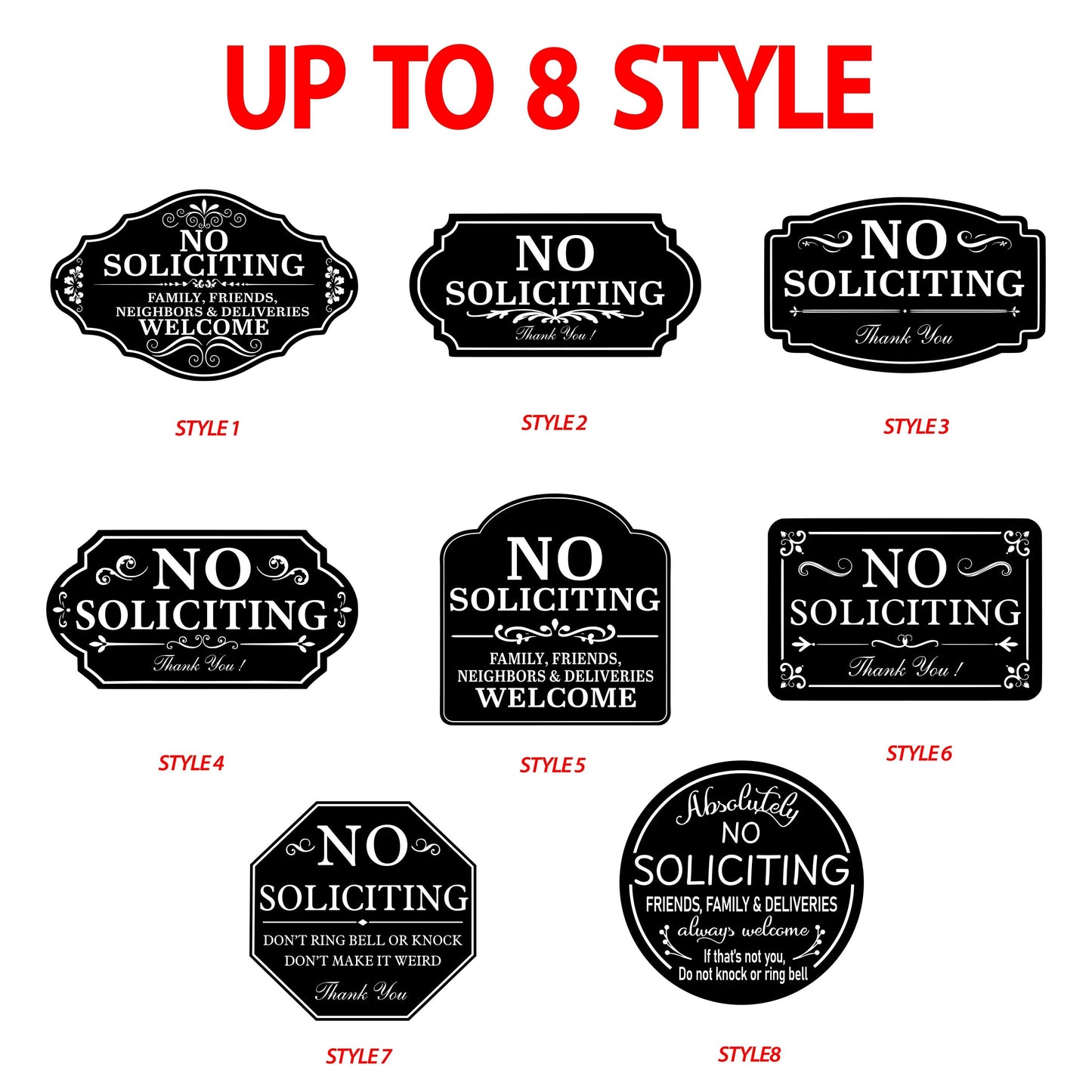 No Soliciting Sign for Yard, Outdoor Front Door Warning Sign, Gift for family, Outdoor Lawn Decor, House Entrance Sign, No soliciting yard