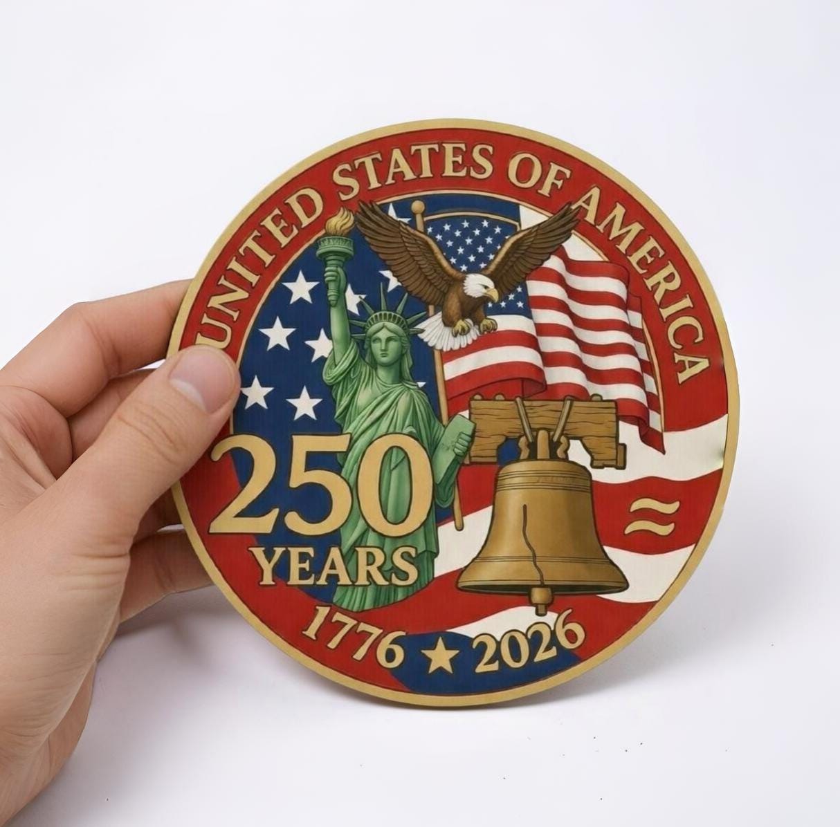 United States 250 Years Anniversary Wall, Patriotic American Independence Decor, Independence Gift