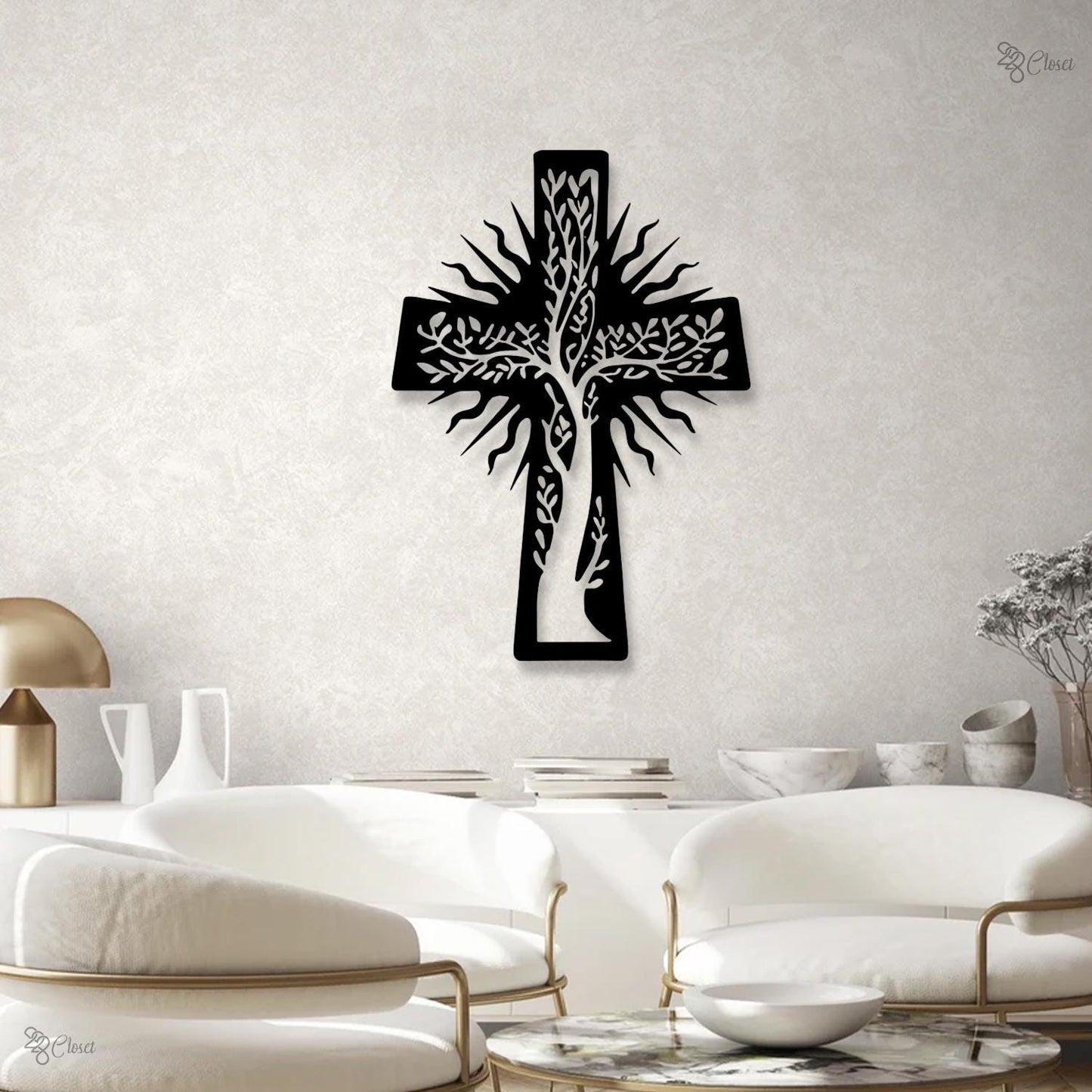 Jesus Cross Metal Art, Christ Cross Wall Decor, Up to 12 styles Religious Housewarming Gift, Religious Gift, Christian Gift,Bed Room Decor